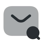 Sms Search SVG Icon